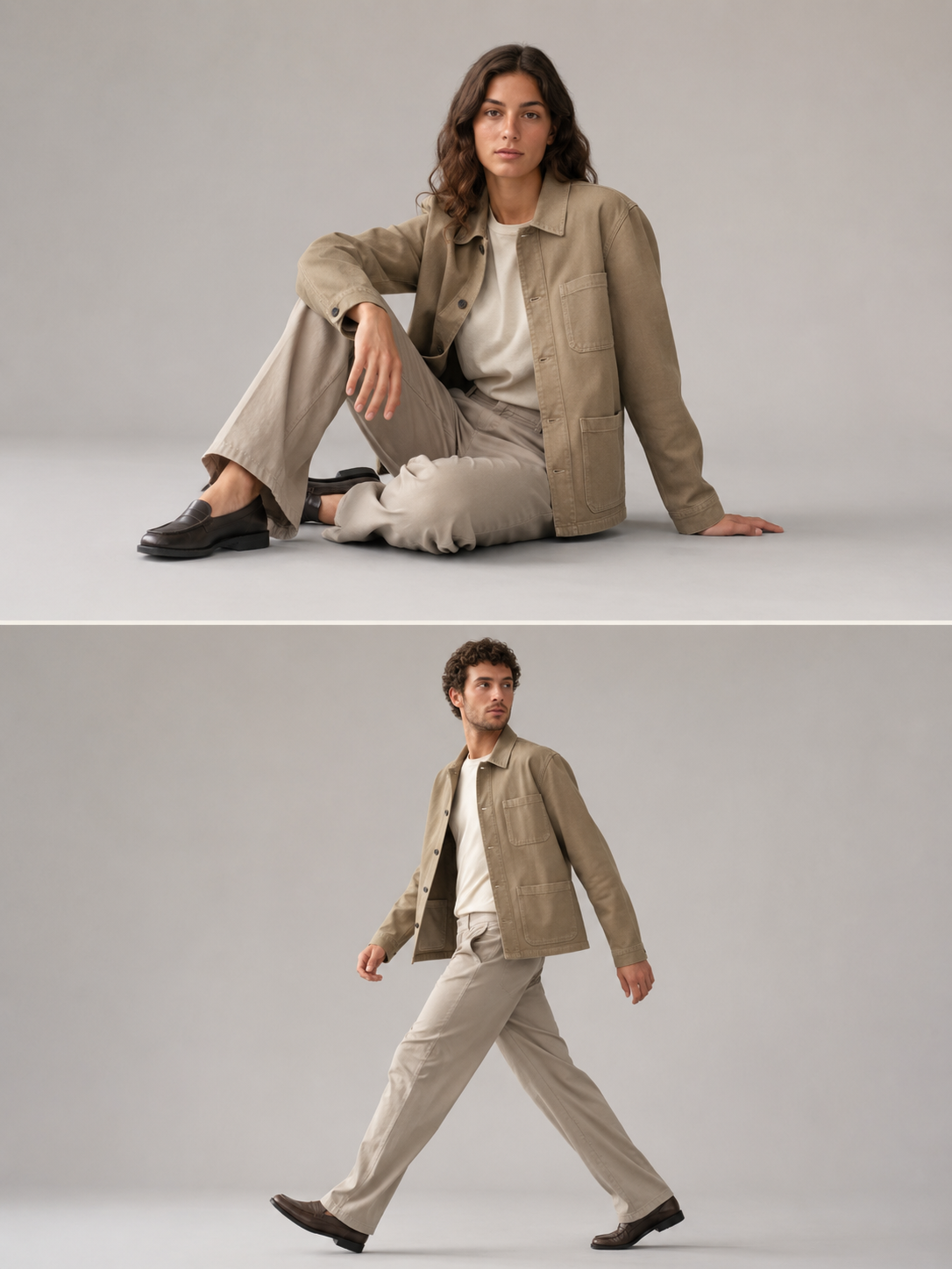 CPL Outerwear dikenakan model