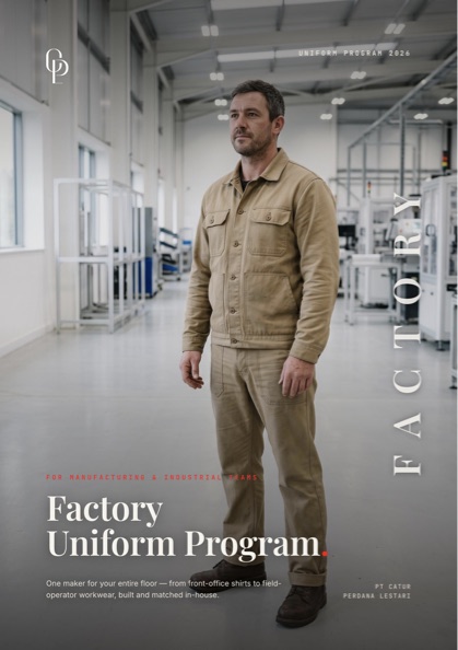 CPL Factory Uniforms lookbook cover